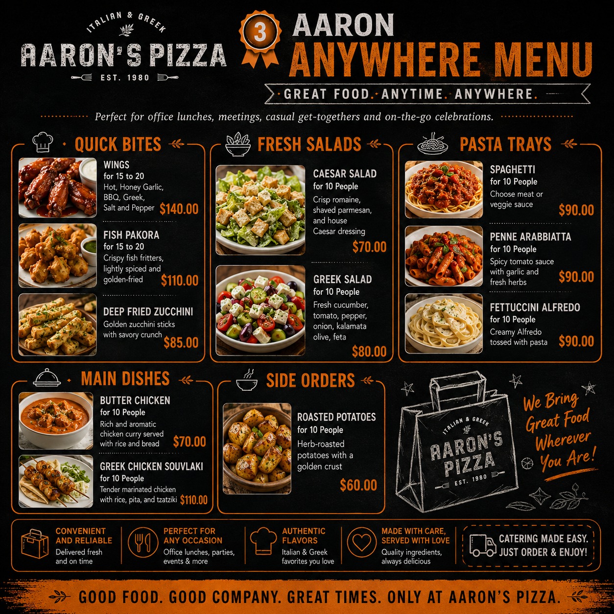 Catering Menu