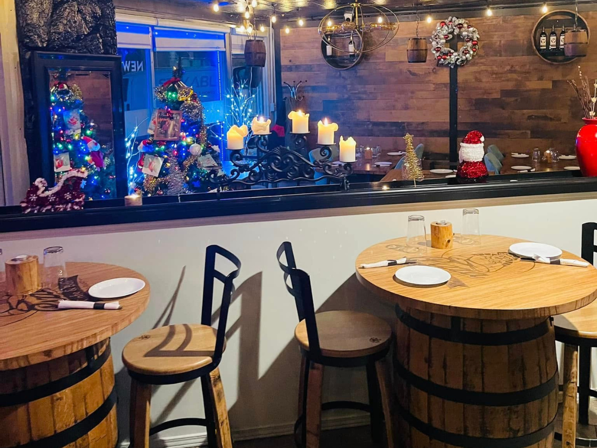 Table set for guests
